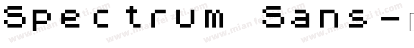 Spectrum Sans字体转换